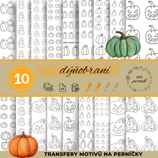 Transfery motivů - Dýňobraní