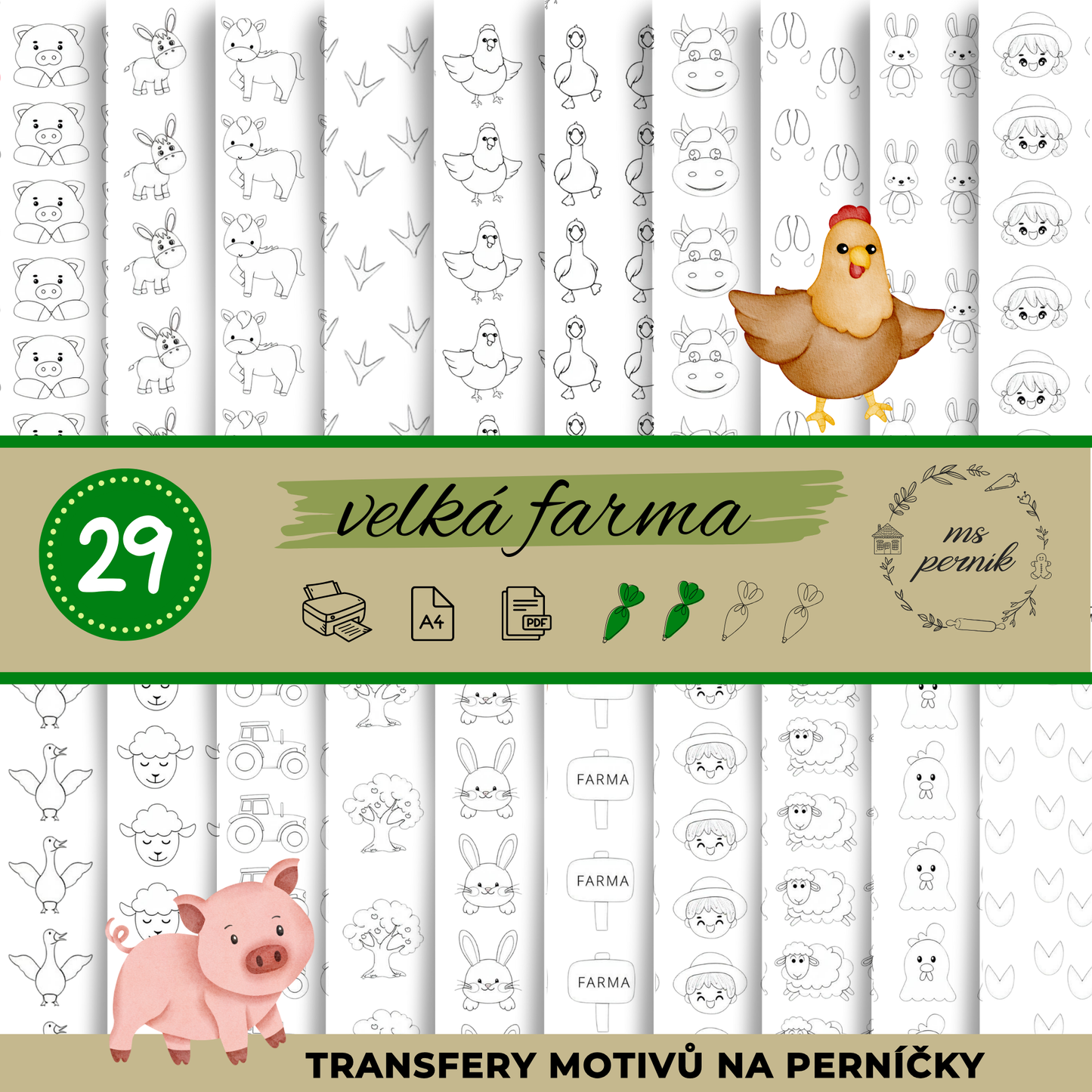 Transfery motivů - Velká farma
