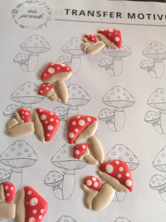 Transfery motivů - hurá na houby