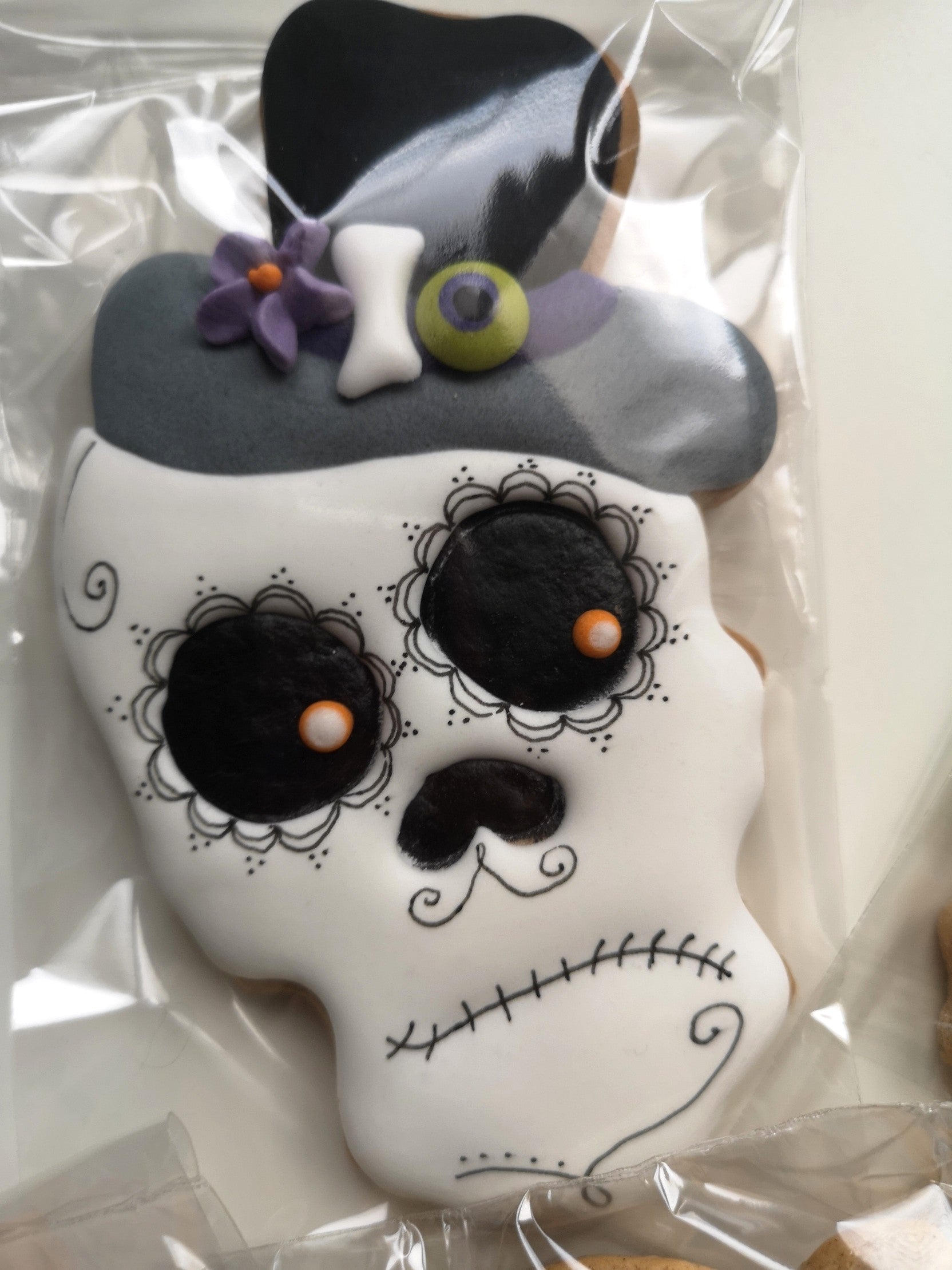 zdobené perníčky na Halloween