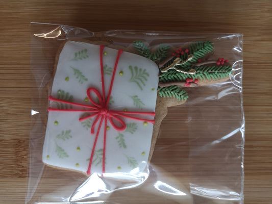 Domů na Vánoce - dárek s větvičkou