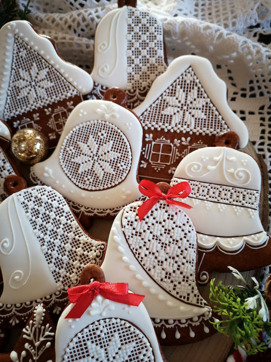 Vánoční zdobené perníčky