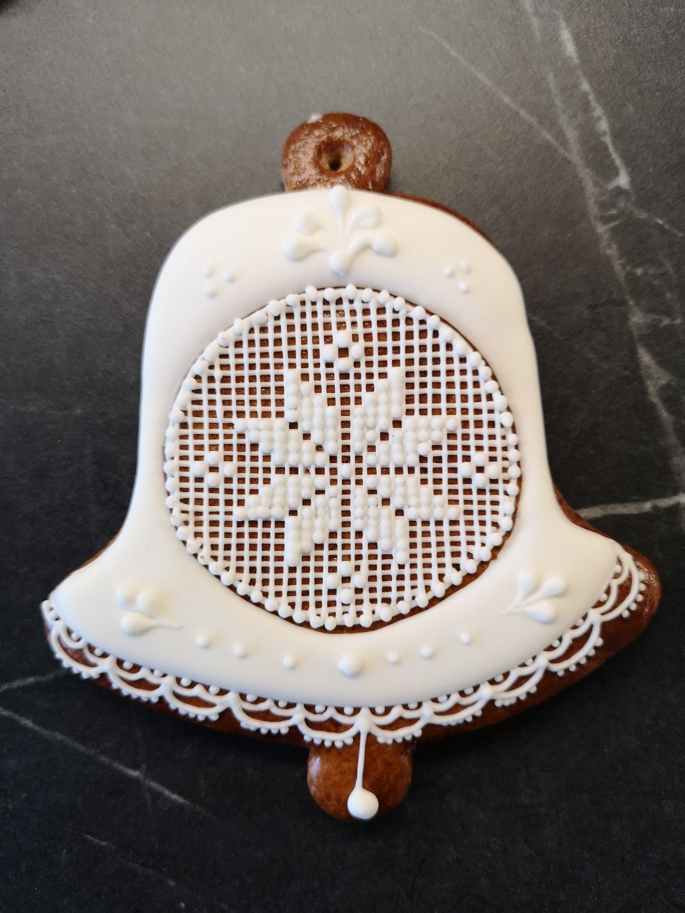 Zvoneček s perníku s hvězdou