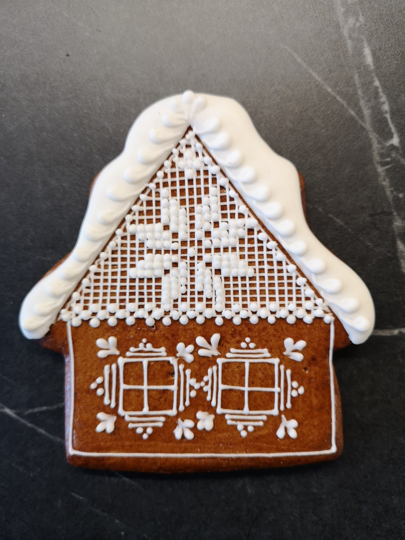 Vánoční chaloupka s hvězdou