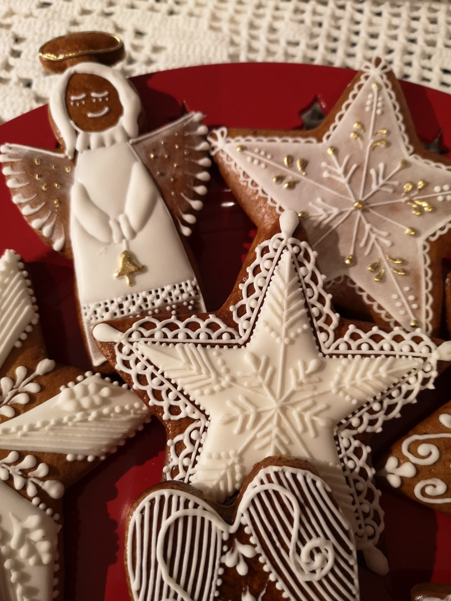 vánoční ručně zdobené perníčky